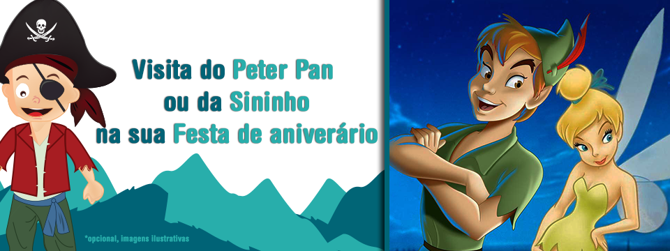 Visita do Peter Pan ou Sininho
